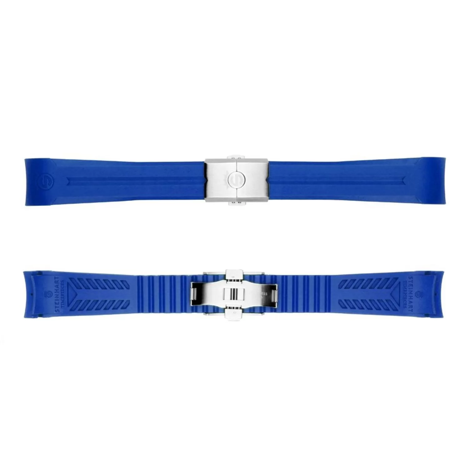 Gummistrop Bla Ny 20X16 Mm Til Ocean 39 Med Spaende Stal*Steinhart Watches Online