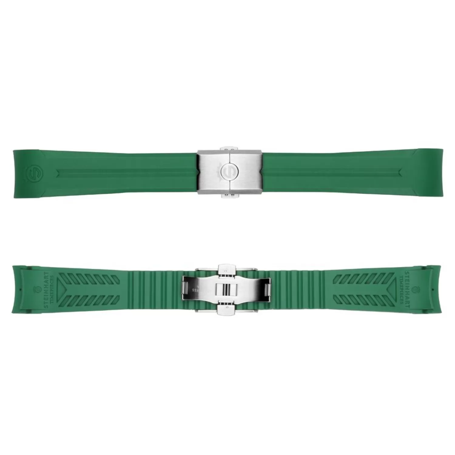 Gummistrop Gron Ny 22X18 Mm Til Ocean 42 Og Ocean 44 Med Lasestal*Steinhart Watches Best Sale
