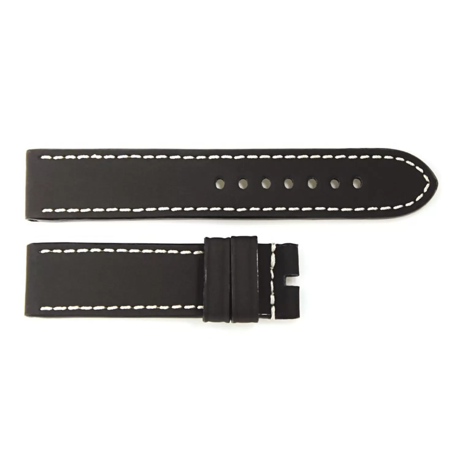 Gummistrop Sort Til Ocean 2, Str. L, Hvide Syninger*Steinhart Watches New