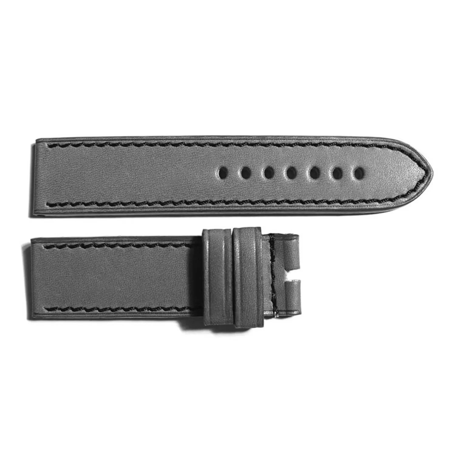 Laederrem Gra Med Sorte Syninger Storrelse M*Steinhart Watches Outlet