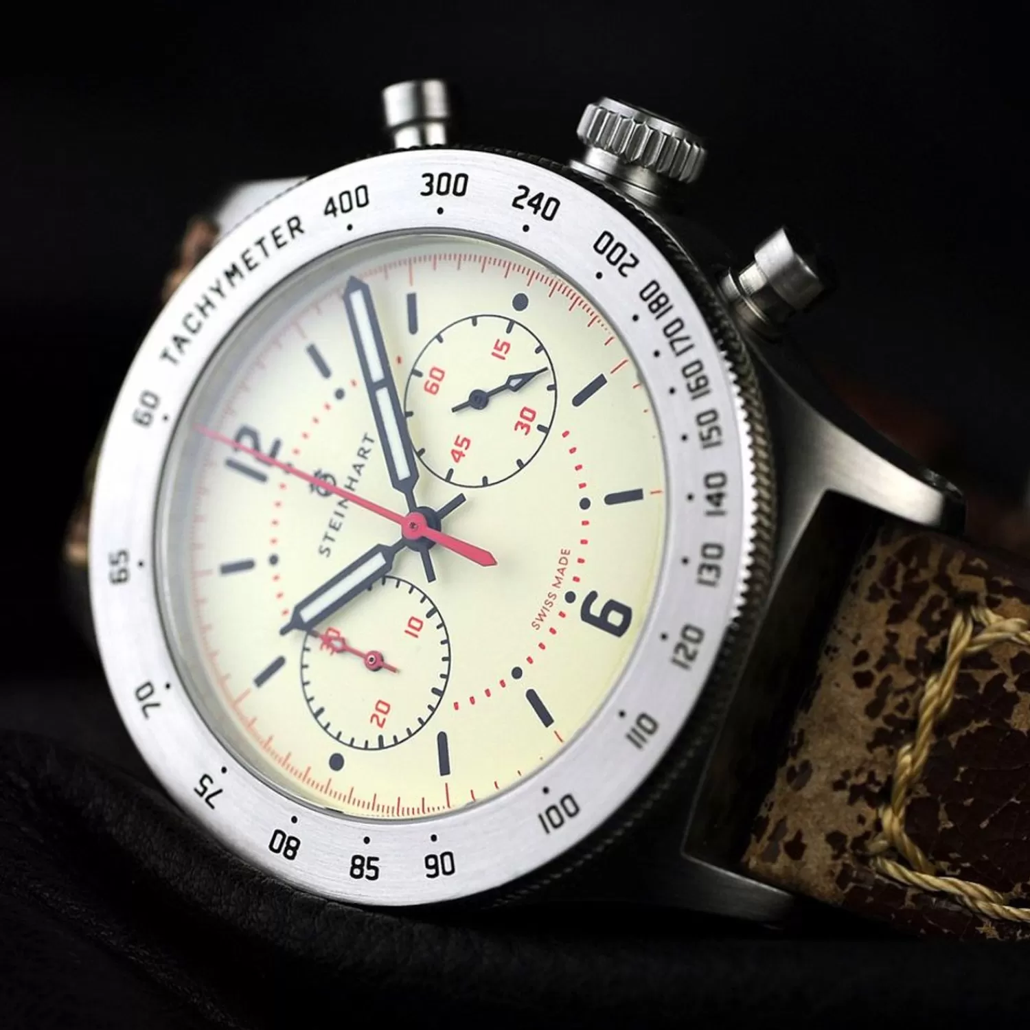 Marineofficer Beige*Steinhart Watches Fashion