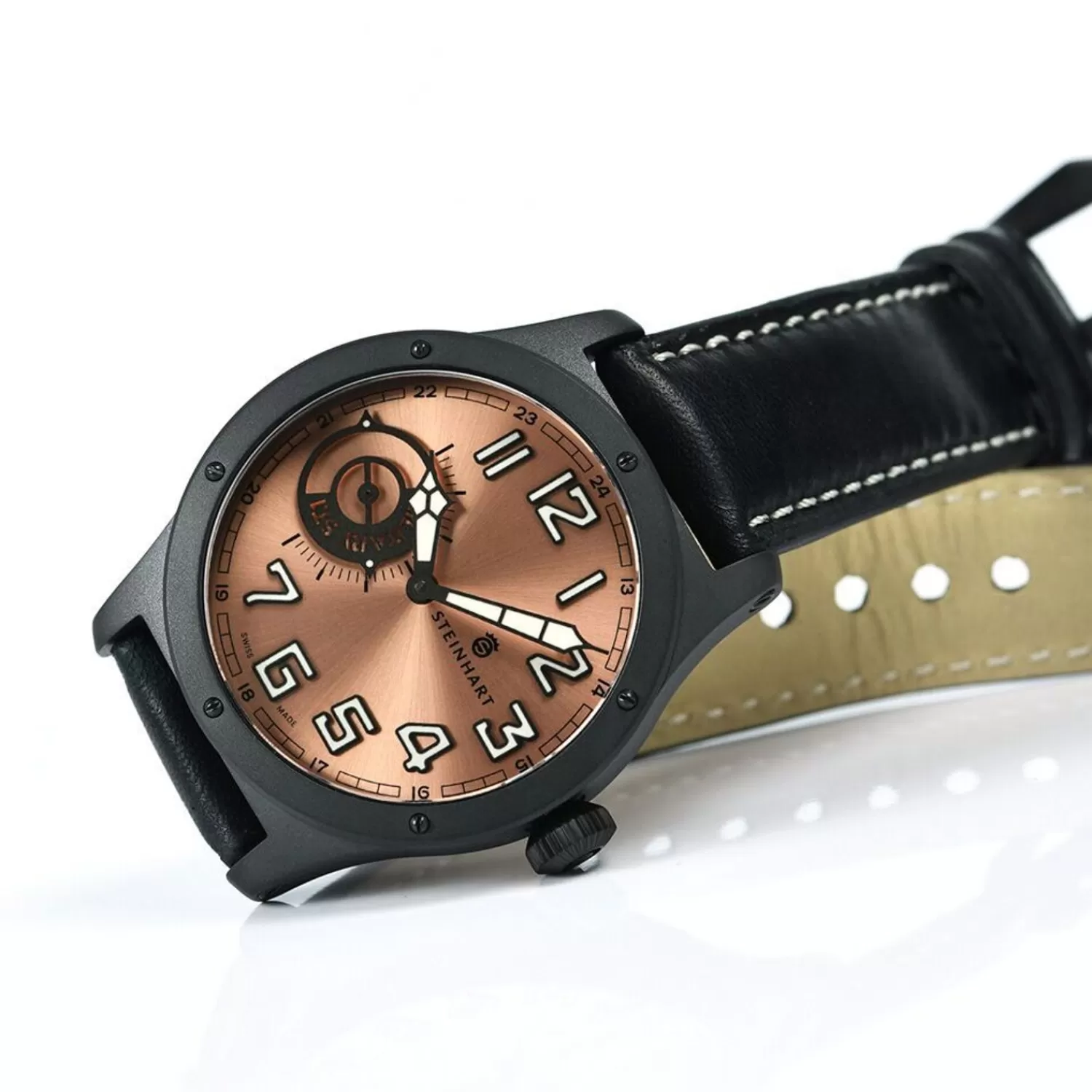 Military 47 St1 Pink Gold Ltd. Edition*Steinhart Watches Online