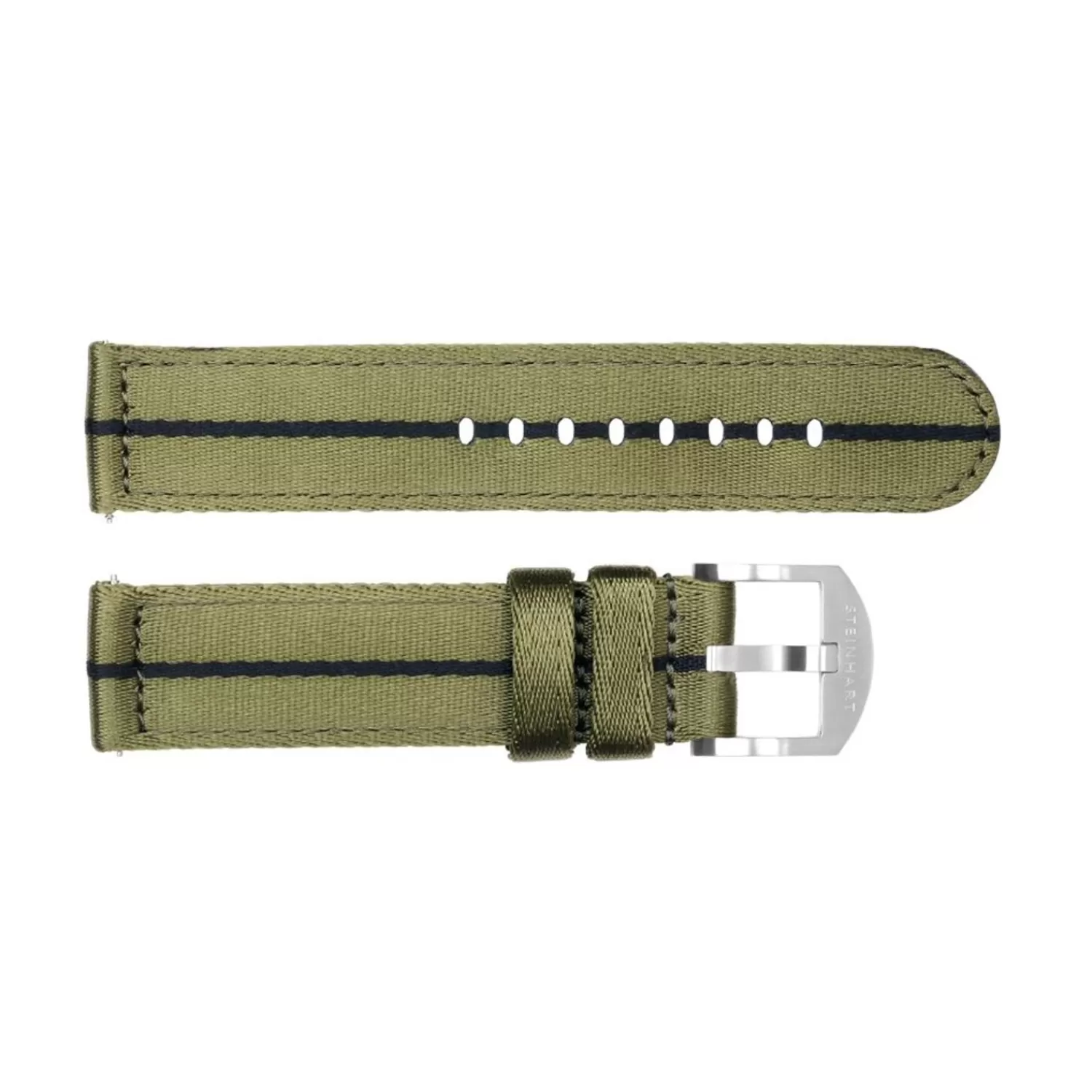 Nato-Strop Gron/Sort Med Oem-Spaende Storrelse L*Steinhart Watches Best Sale