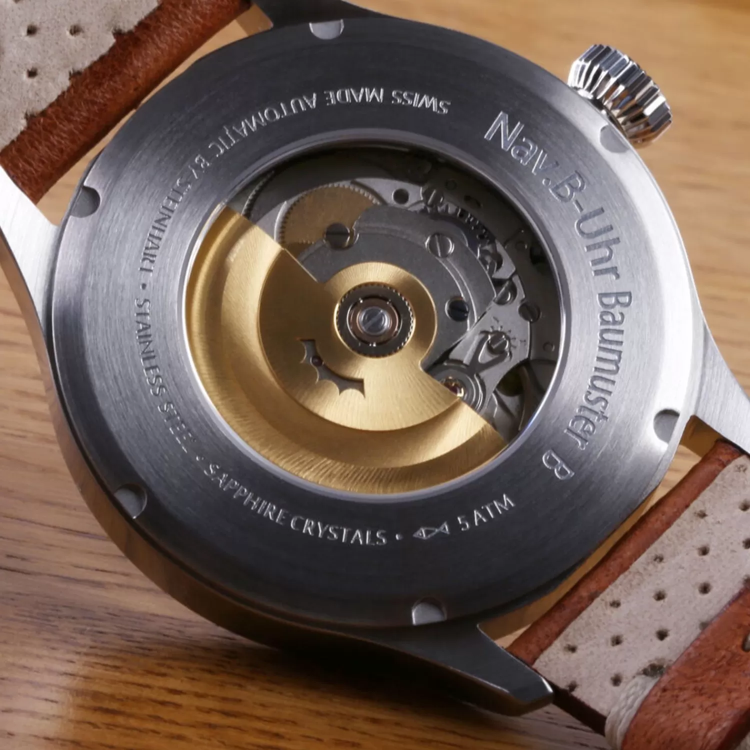 Nav B-Uhr 42 Vintage Beige B-Muster*Steinhart Watches New