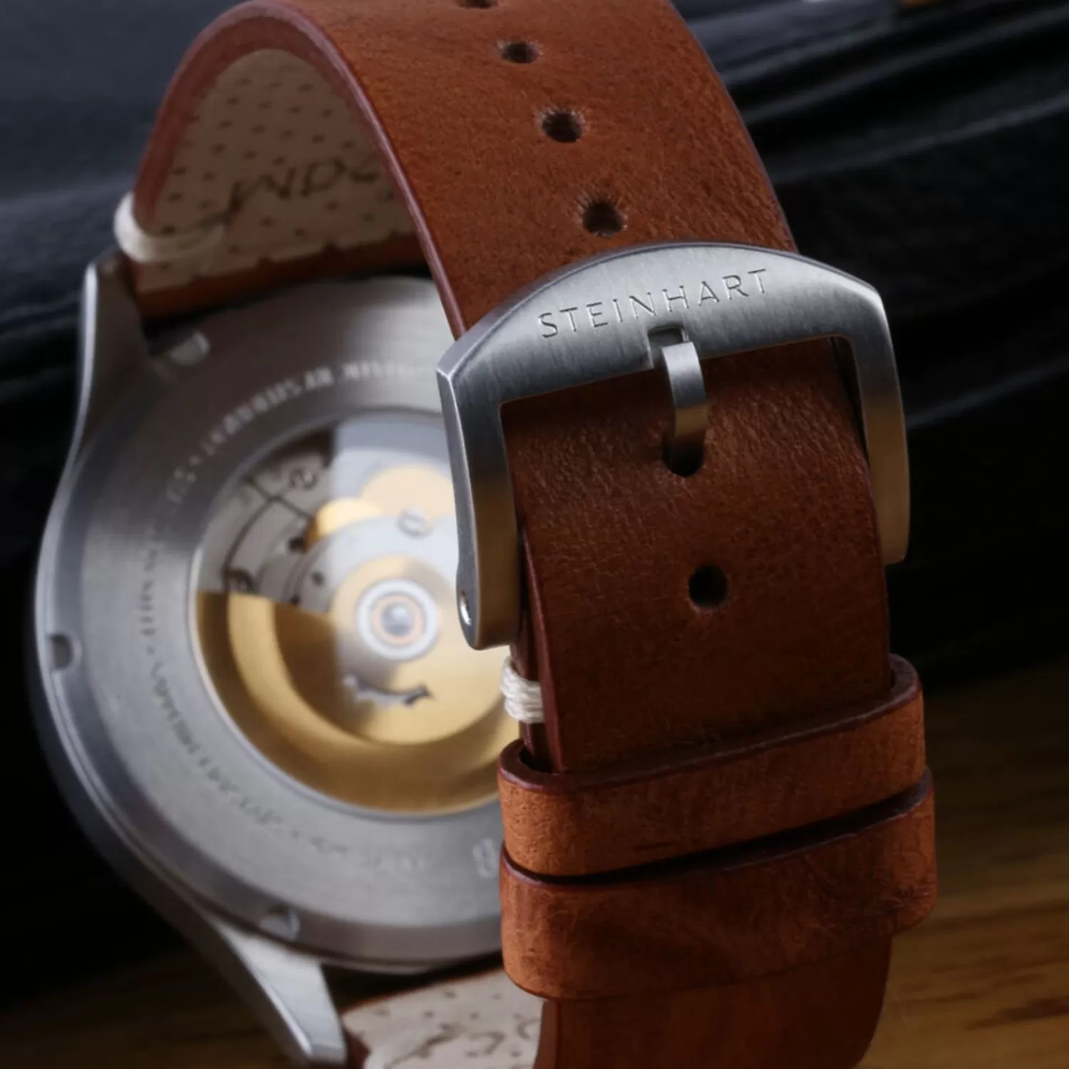 Nav B-Uhr 42 Vintage Beige B-Muster*Steinhart Watches New