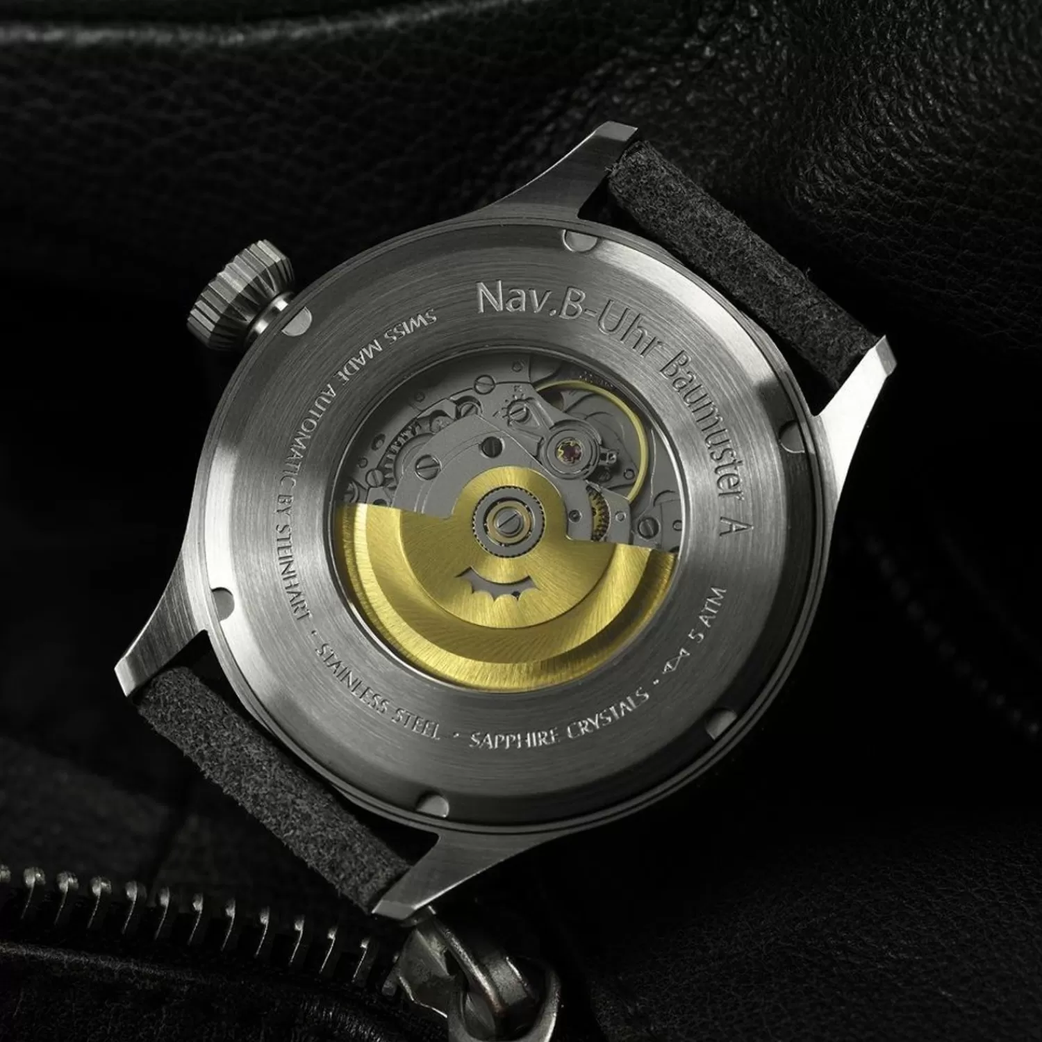 Nav B-Uhr 44 Date Vintage Gra*Steinhart Watches Hot
