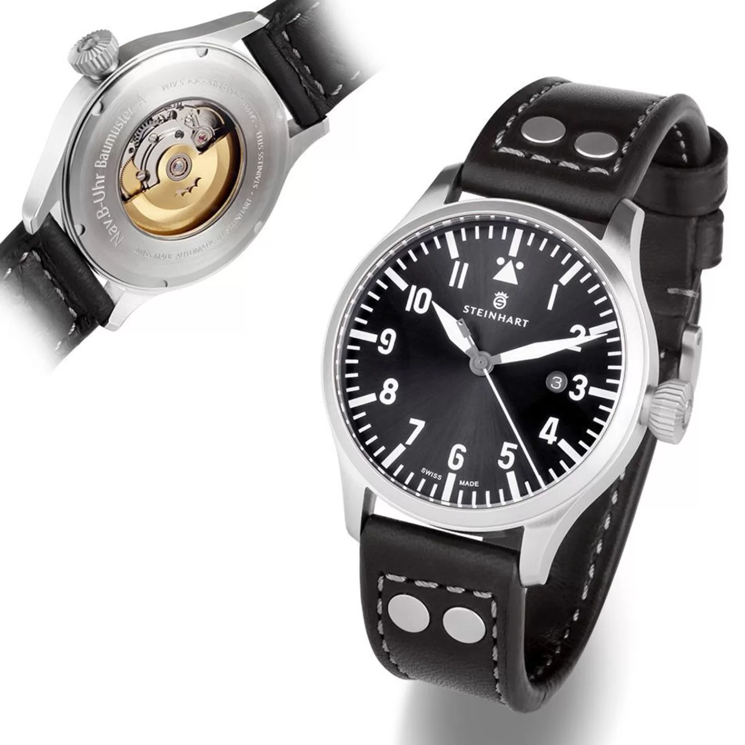 Nav B-Uhr 44 Dato Gra*Steinhart Watches Fashion