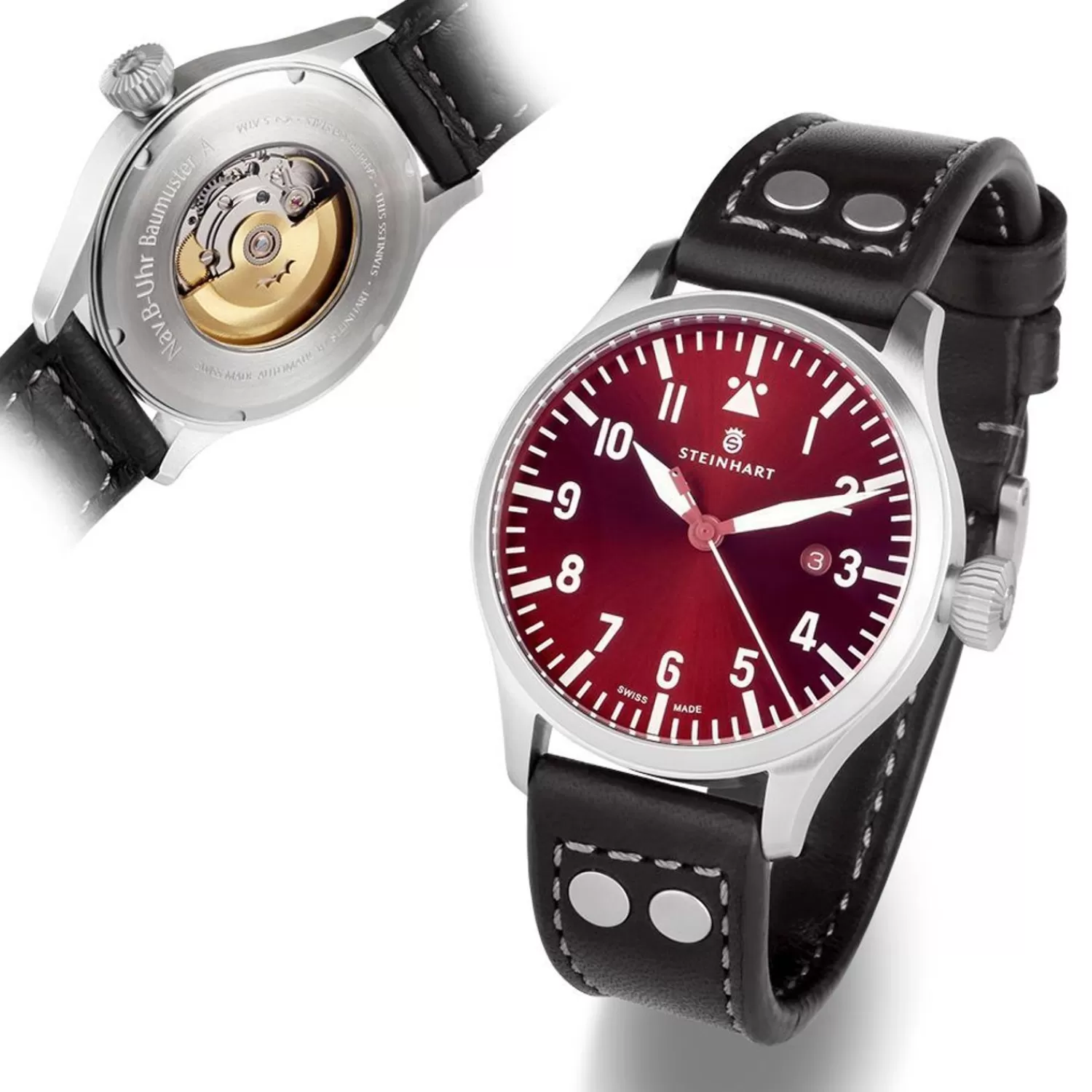 Nav B-Uhr 44 Dato Rod*Steinhart Watches Fashion