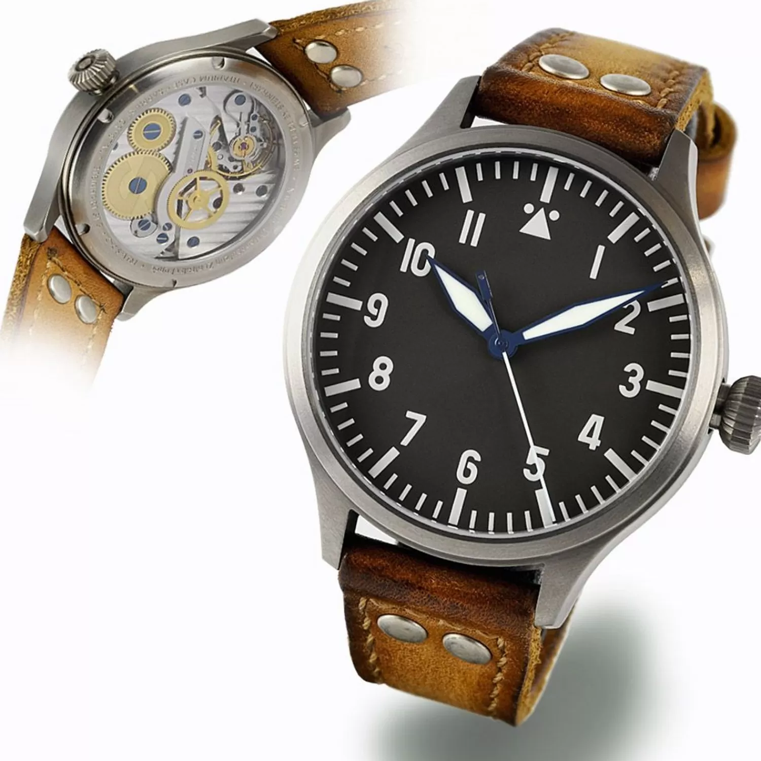 Nav B-Uhr 47 Titan A-Type Central Anden*Steinhart Watches Cheap