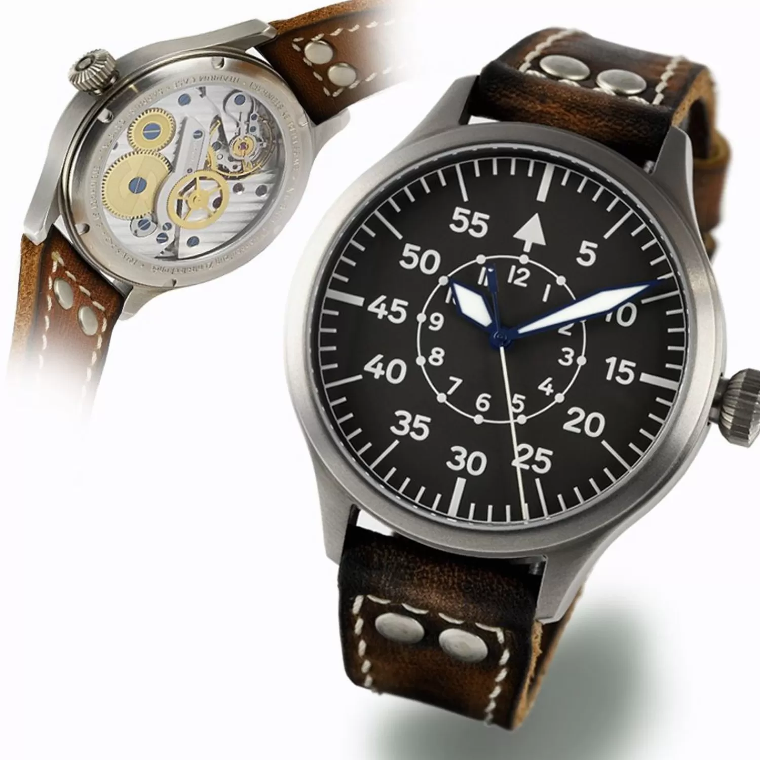 Nav B-Uhr 47 Titan B-Type Central Anden*Steinhart Watches Store
