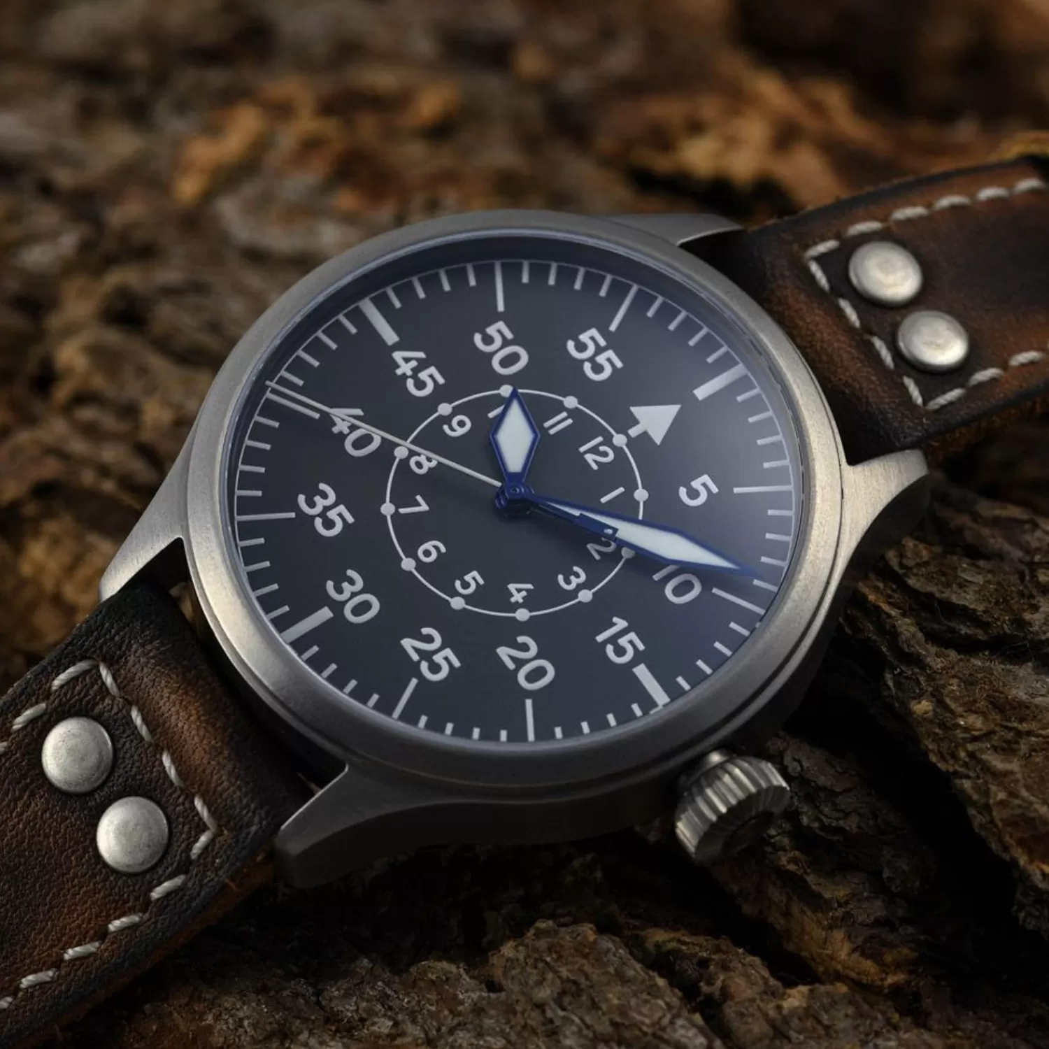 Nav B-Uhr 47 Titan B-Type Central Anden*Steinhart Watches Store
