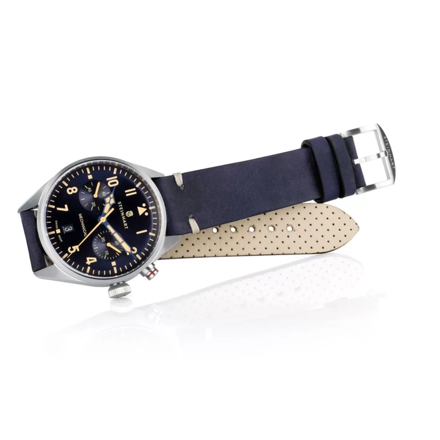 Nav.B - Monopusher 42 Bla*Steinhart Watches Store