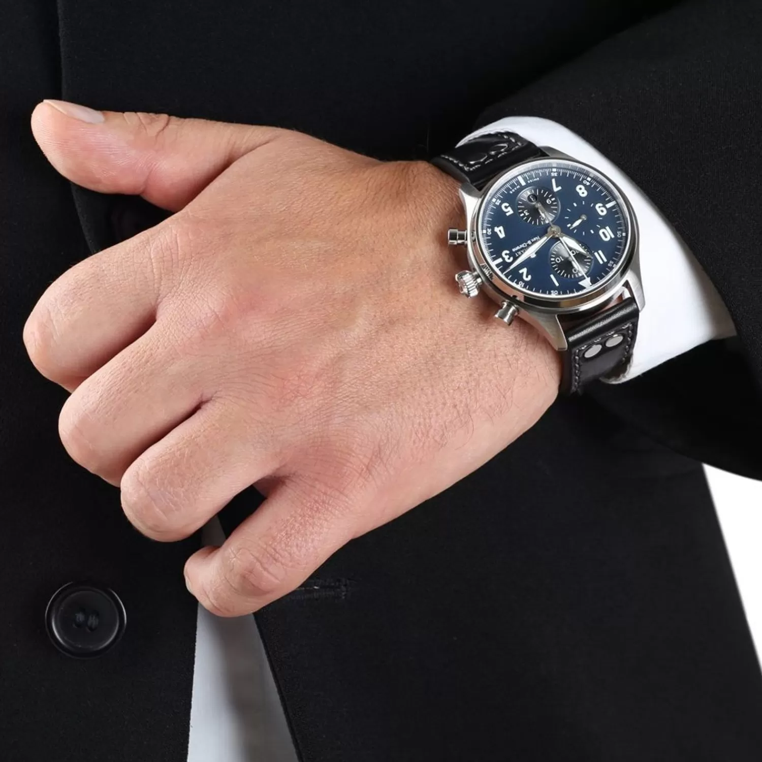 Nav.B-Chrono 42 Classic A-Type Bla*Steinhart Watches Outlet