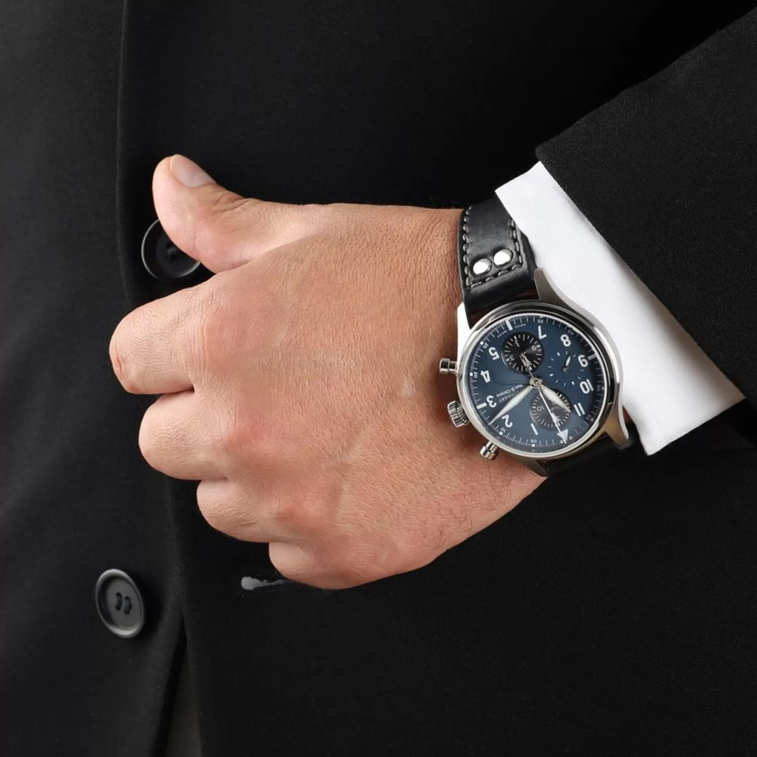 Nav.B-Chrono 42 Classic A-Type Bla*Steinhart Watches Outlet
