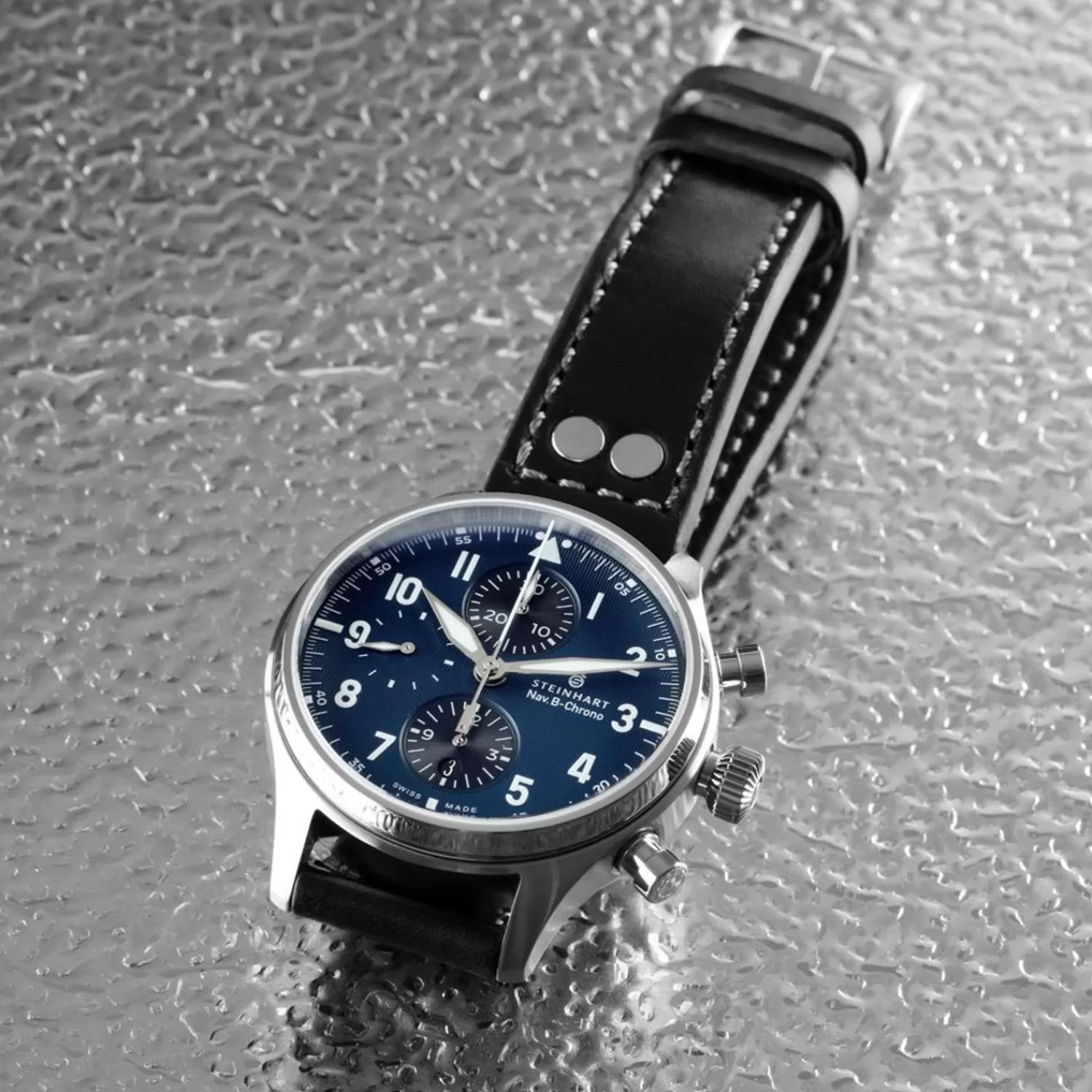Nav.B-Chrono 42 Classic A-Type Bla*Steinhart Watches Outlet
