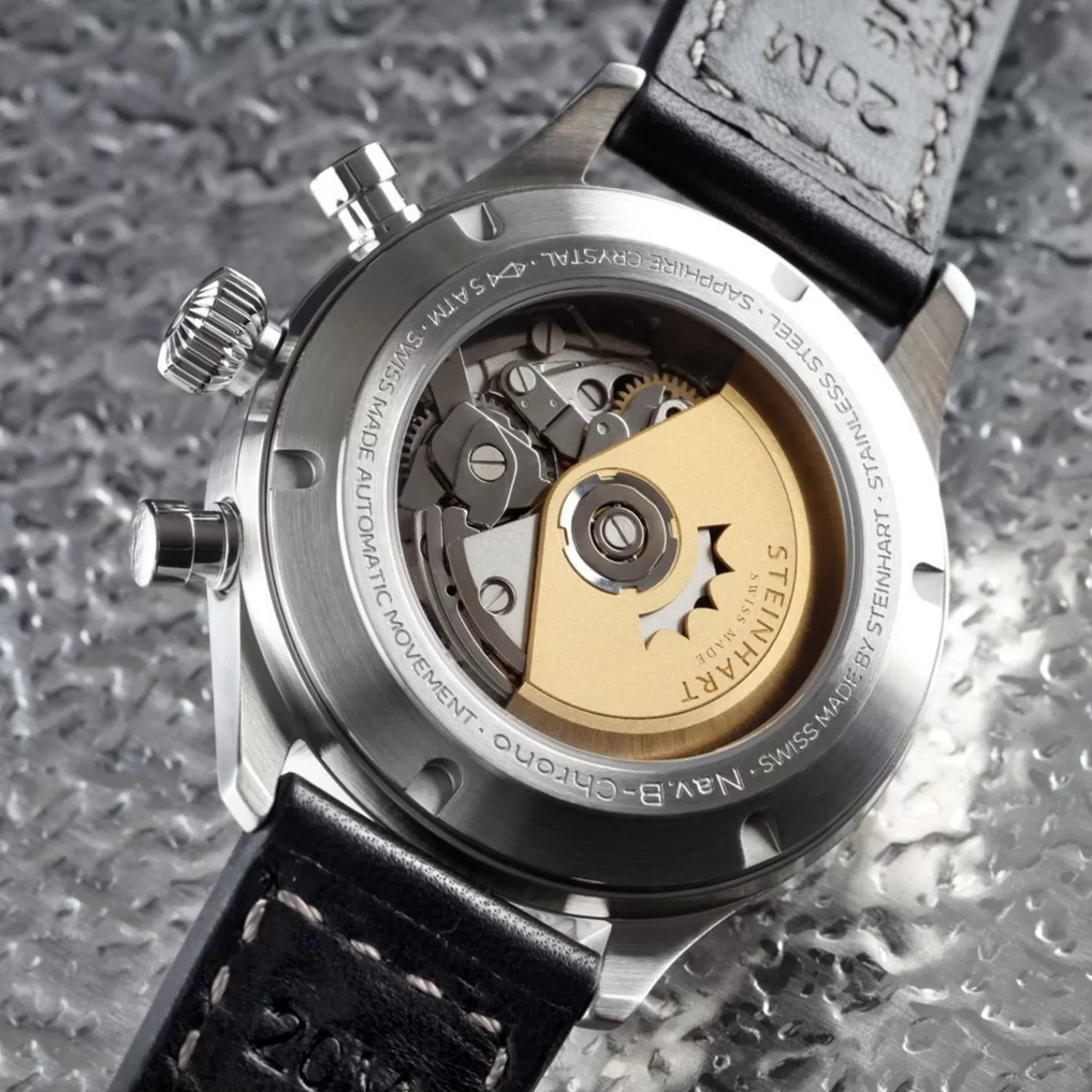 Nav.B-Chrono 42 Classic A-Type Bla*Steinhart Watches Outlet