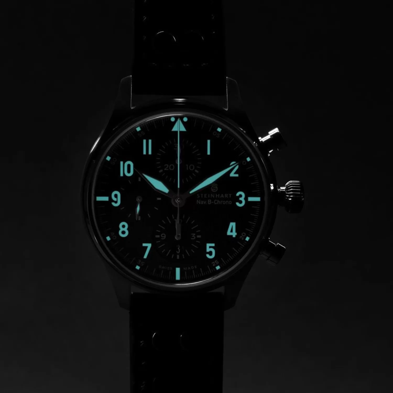 Nav.B-Chrono 42 Classic A-Type Sort*Steinhart Watches Best Sale