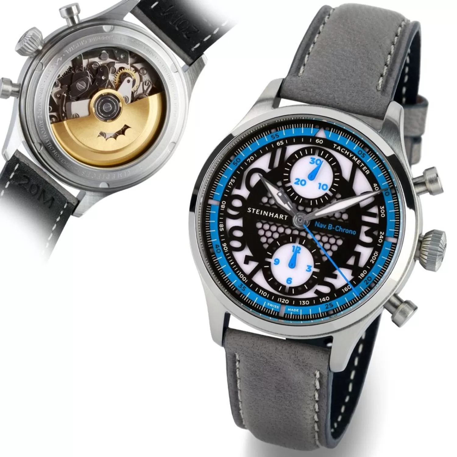 Nav.B-Chrono 42 Skeleton Blue*Steinhart Watches Store