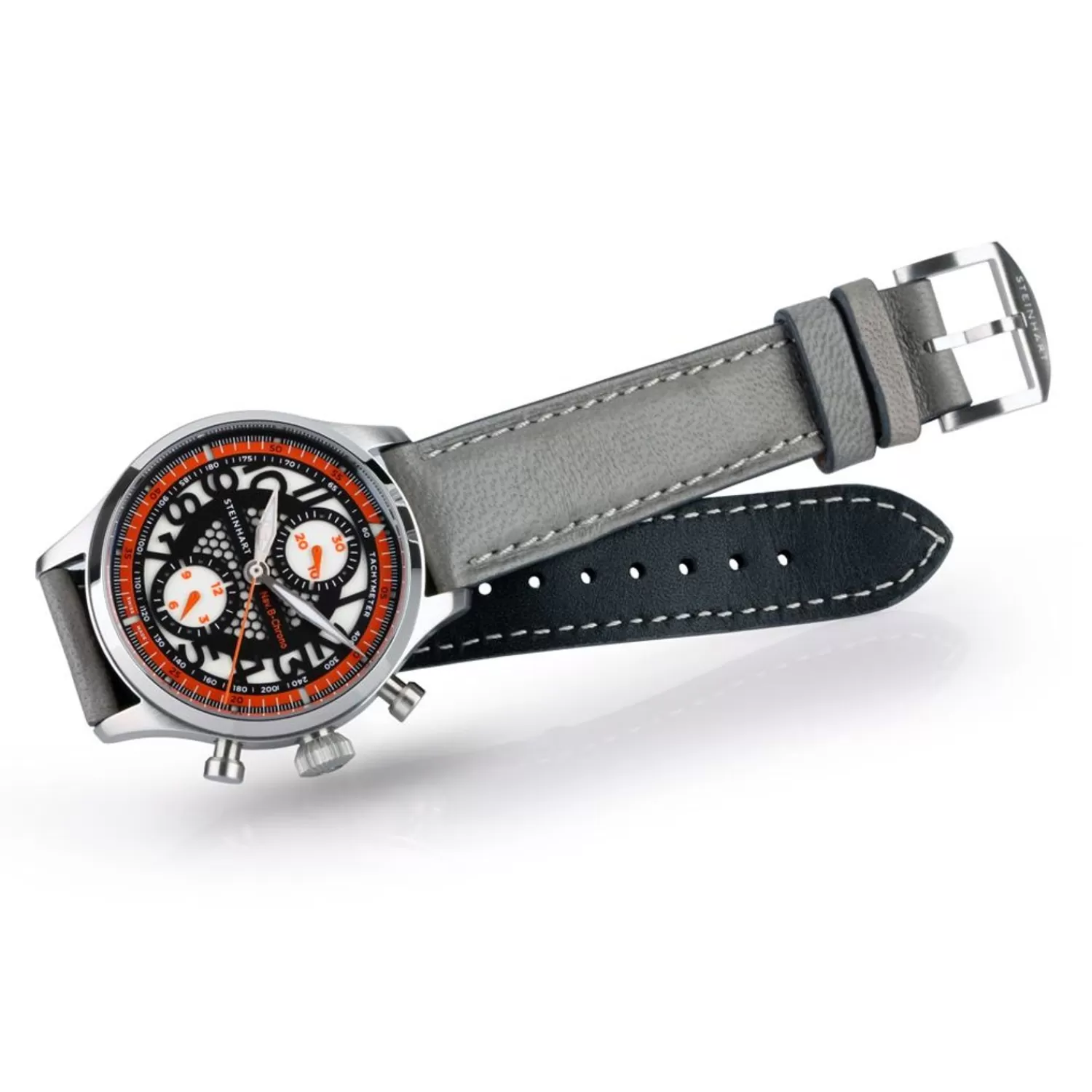 Nav.B-Chrono 42 Skeleton Orange*Steinhart Watches Flash Sale