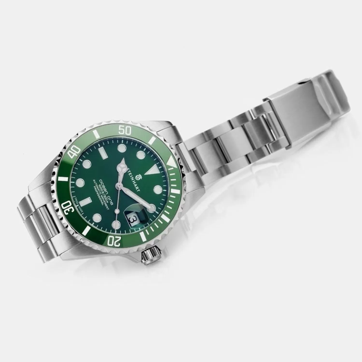 Ocean 39 Double-Green Ceramic Premium Diver Watch*Steinhart Watches Online