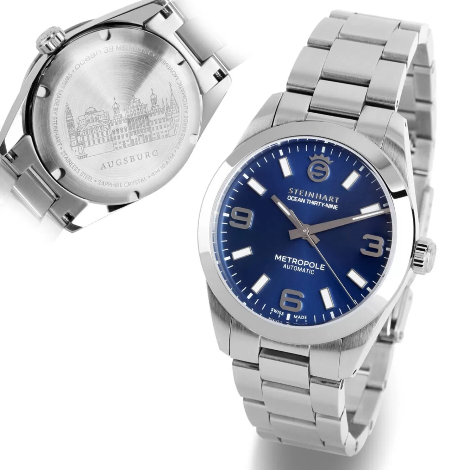 Ocean 39 Metropole Sunray Blue*Steinhart Watches Sale