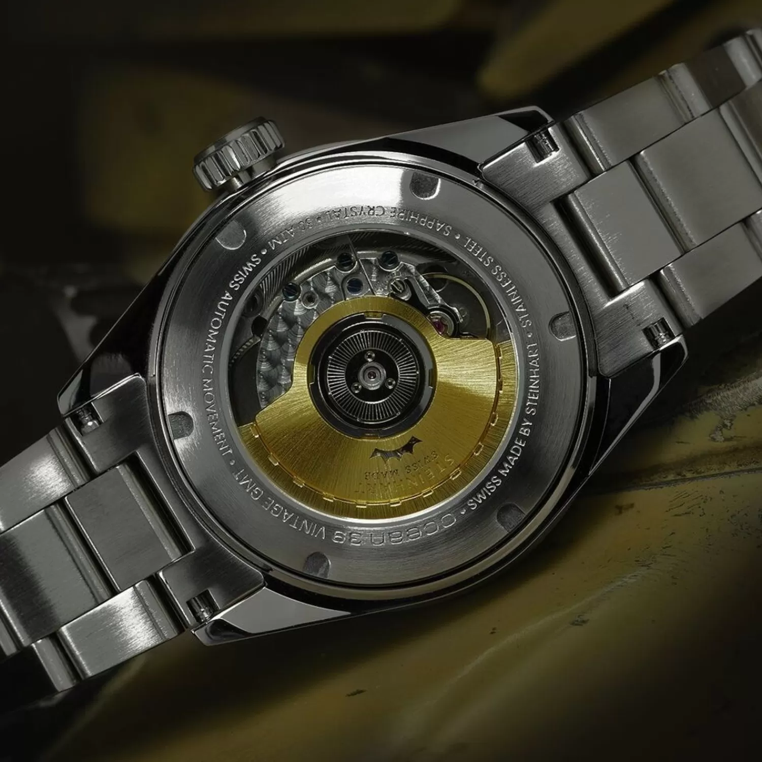 Ocean 39 Vintage Gmt Premium Bla-Rod Keramisk Dykkerur*Steinhart Watches Flash Sale