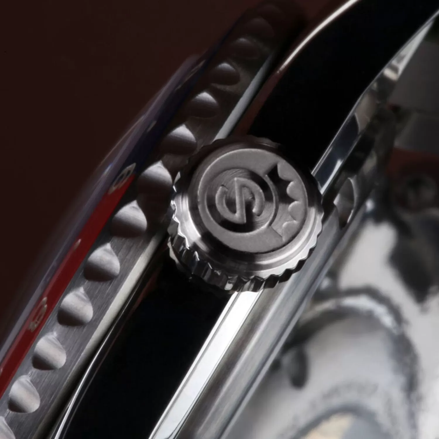 Ocean 39 Vintage Gmt Premium Rod Keramisk Dykkerur*Steinhart Watches Outlet