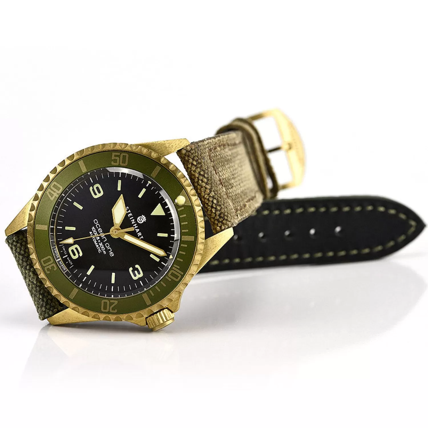 Ocean One Bronze Green Diver Watch*Steinhart Watches Clearance