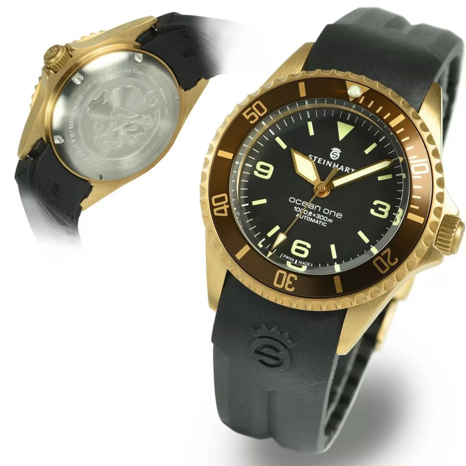 Ocean One Bronze Morkebrun Dykkerur*Steinhart Watches Best Sale