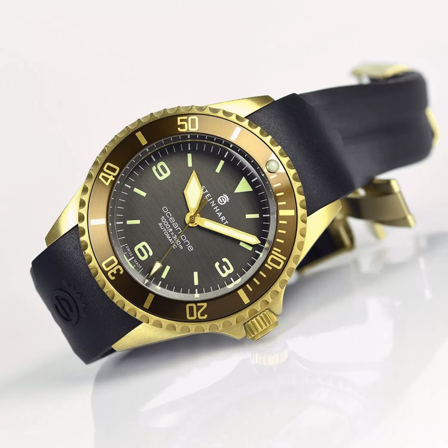 Ocean One Bronze Morkebrun Dykkerur*Steinhart Watches Best Sale