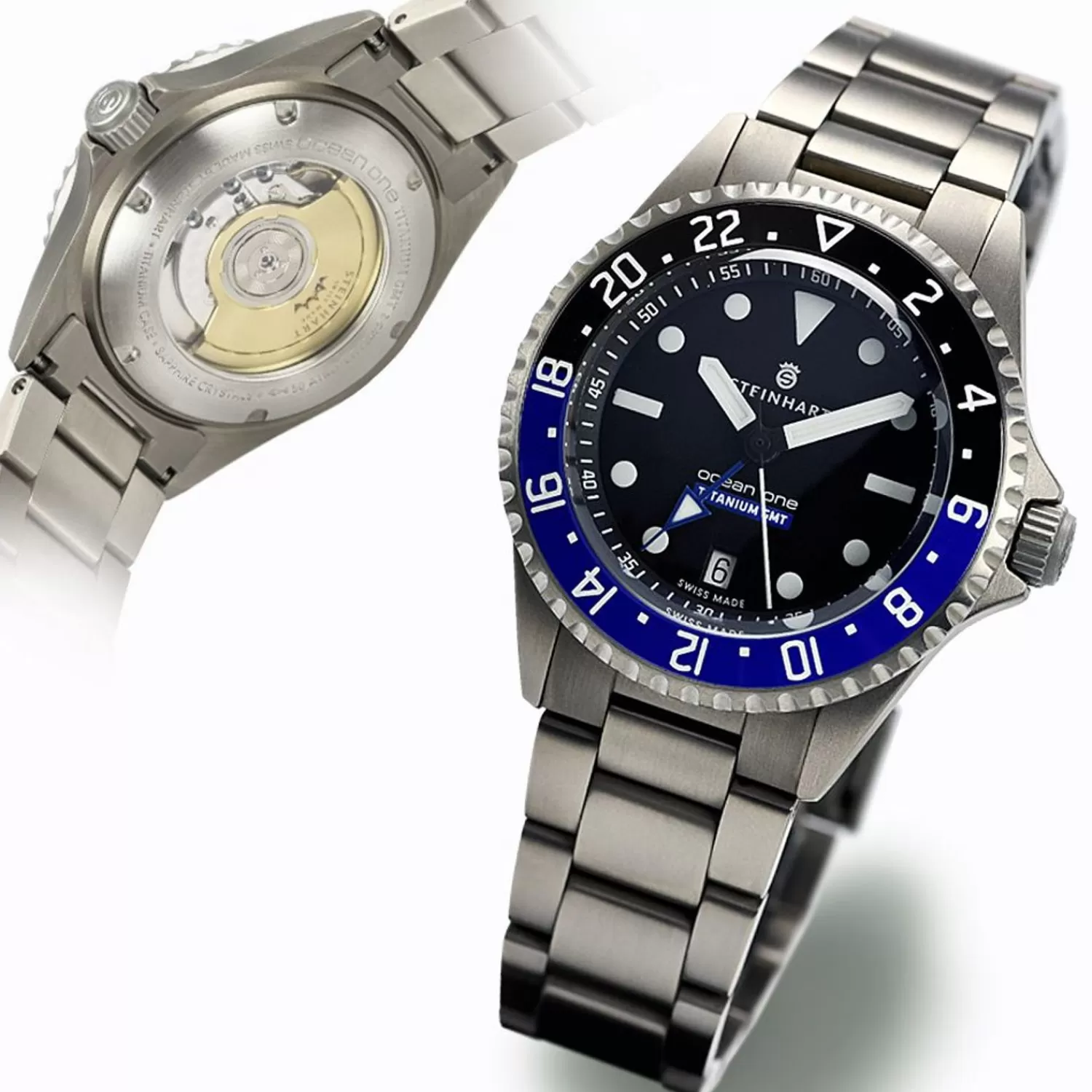 Ocean One Gmt Titan Premium Keramik*Steinhart Watches Outlet