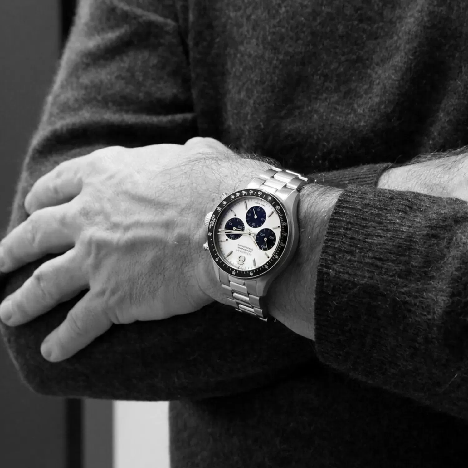 Ocean one vintage chronograph white sale