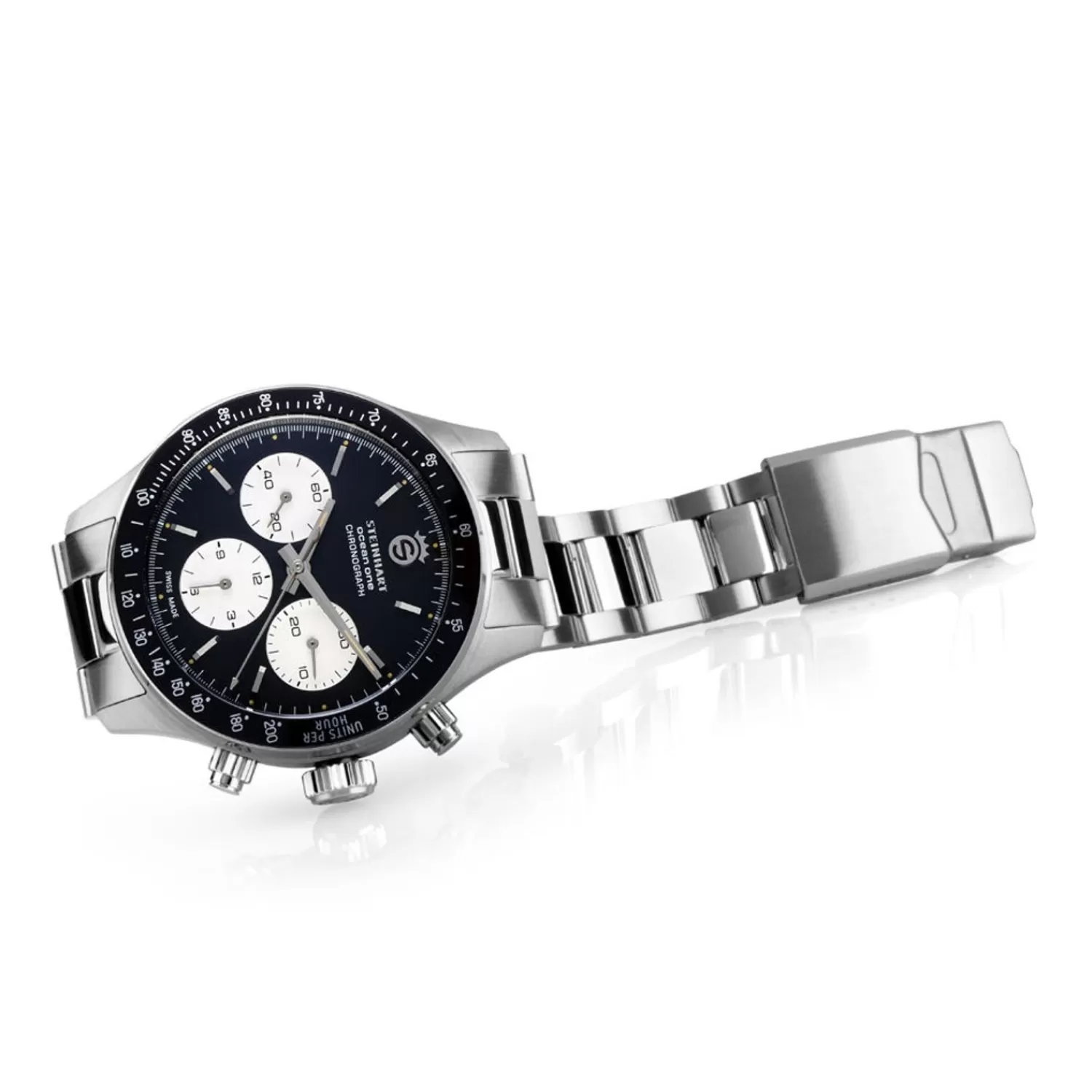 Ocean One Vintage Chronograph Ii Sort*Steinhart Watches Online