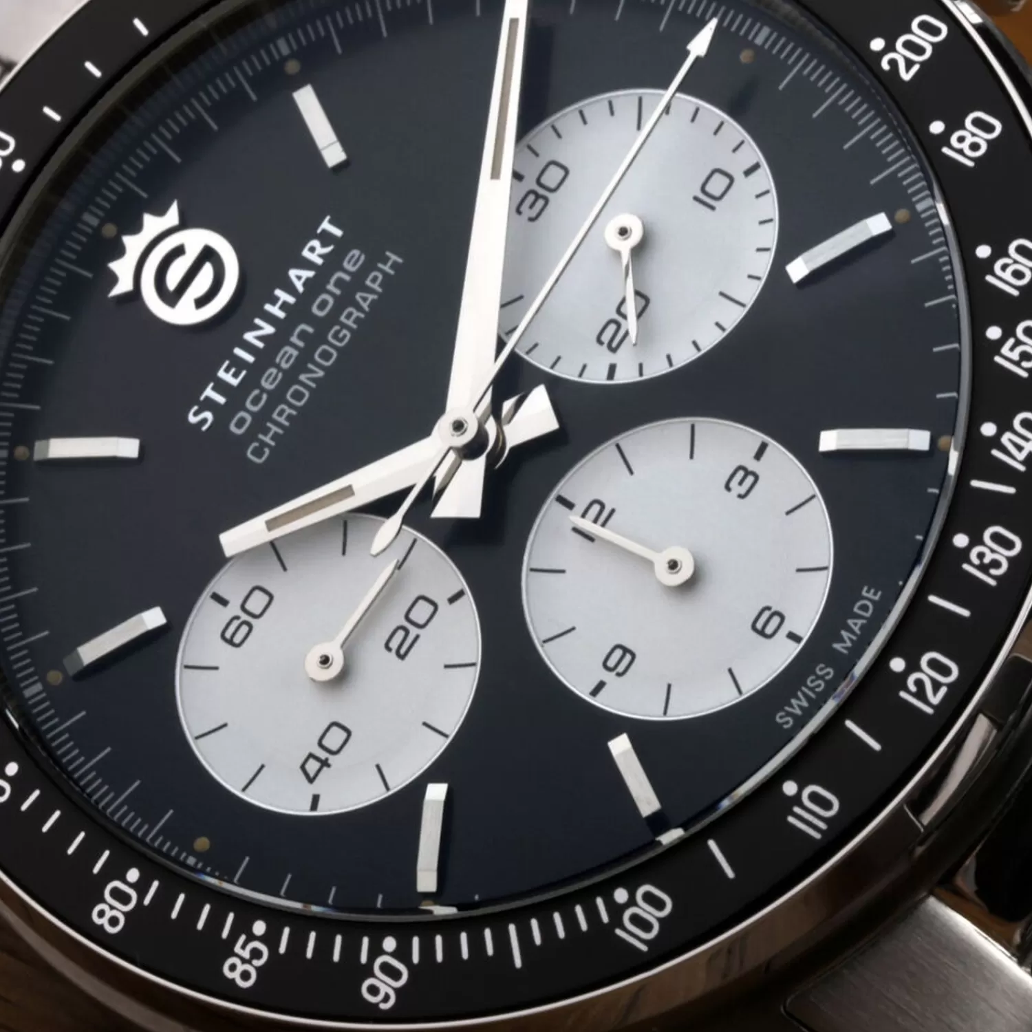 Ocean One Vintage Chronograph Ii Sort*Steinhart Watches Online