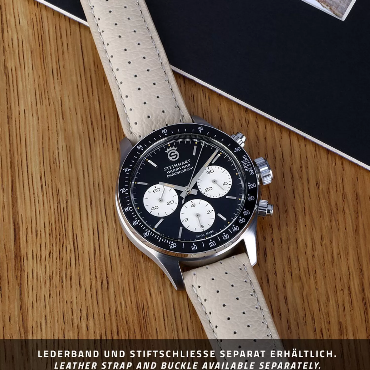 Ocean One Vintage Chronograph Ii Sort*Steinhart Watches Online