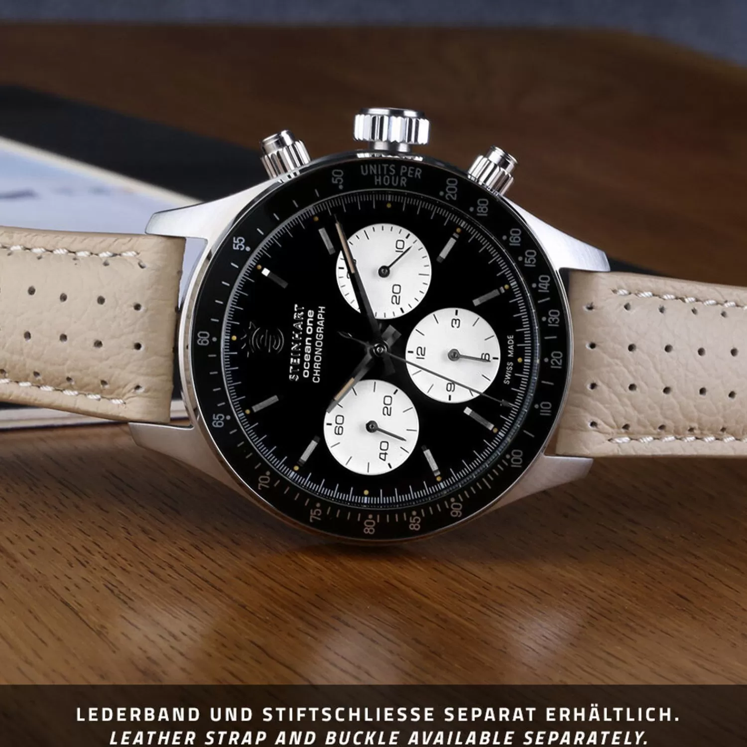 Ocean One Vintage Chronograph Ii Sort*Steinhart Watches Online