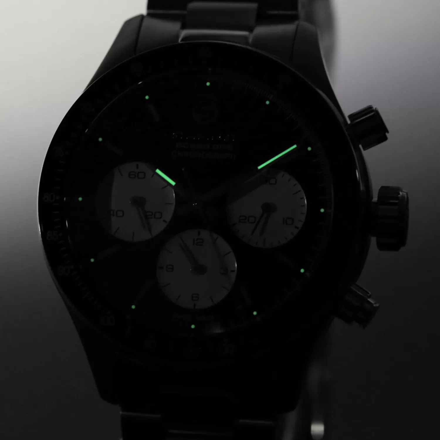 Ocean One Vintage Chronograph Ii Sort*Steinhart Watches Online