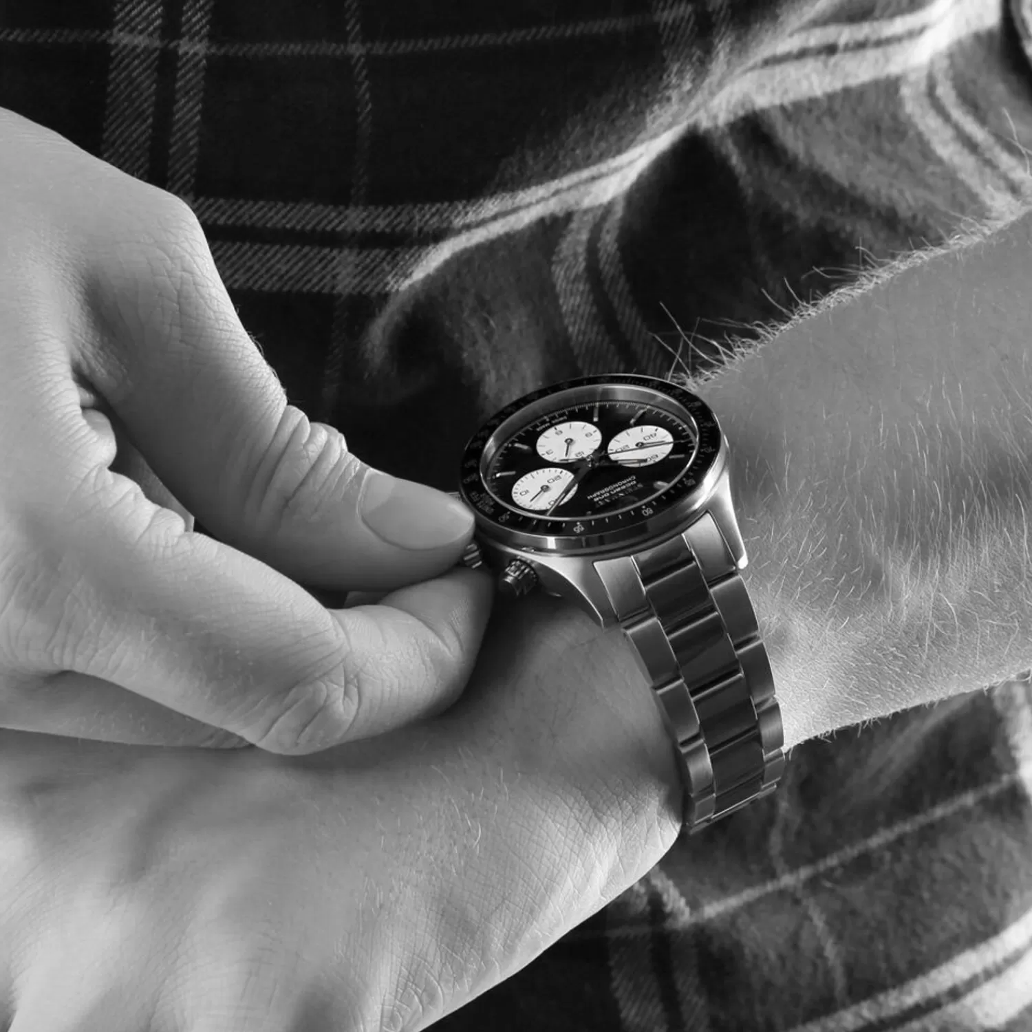 Ocean One Vintage Chronograph Ii Sort*Steinhart Watches Online