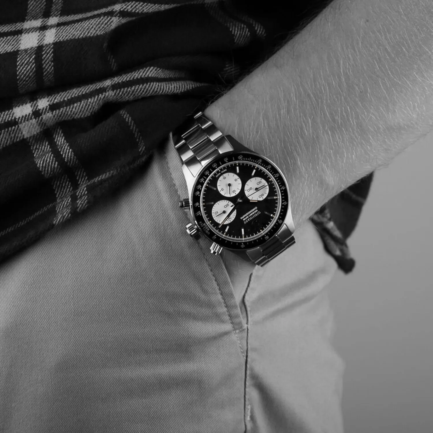Ocean One Vintage Chronograph Ii Sort*Steinhart Watches Online