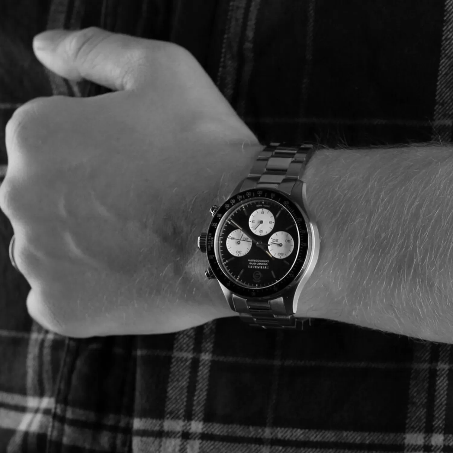 Ocean One Vintage Chronograph Ii Sort*Steinhart Watches Online