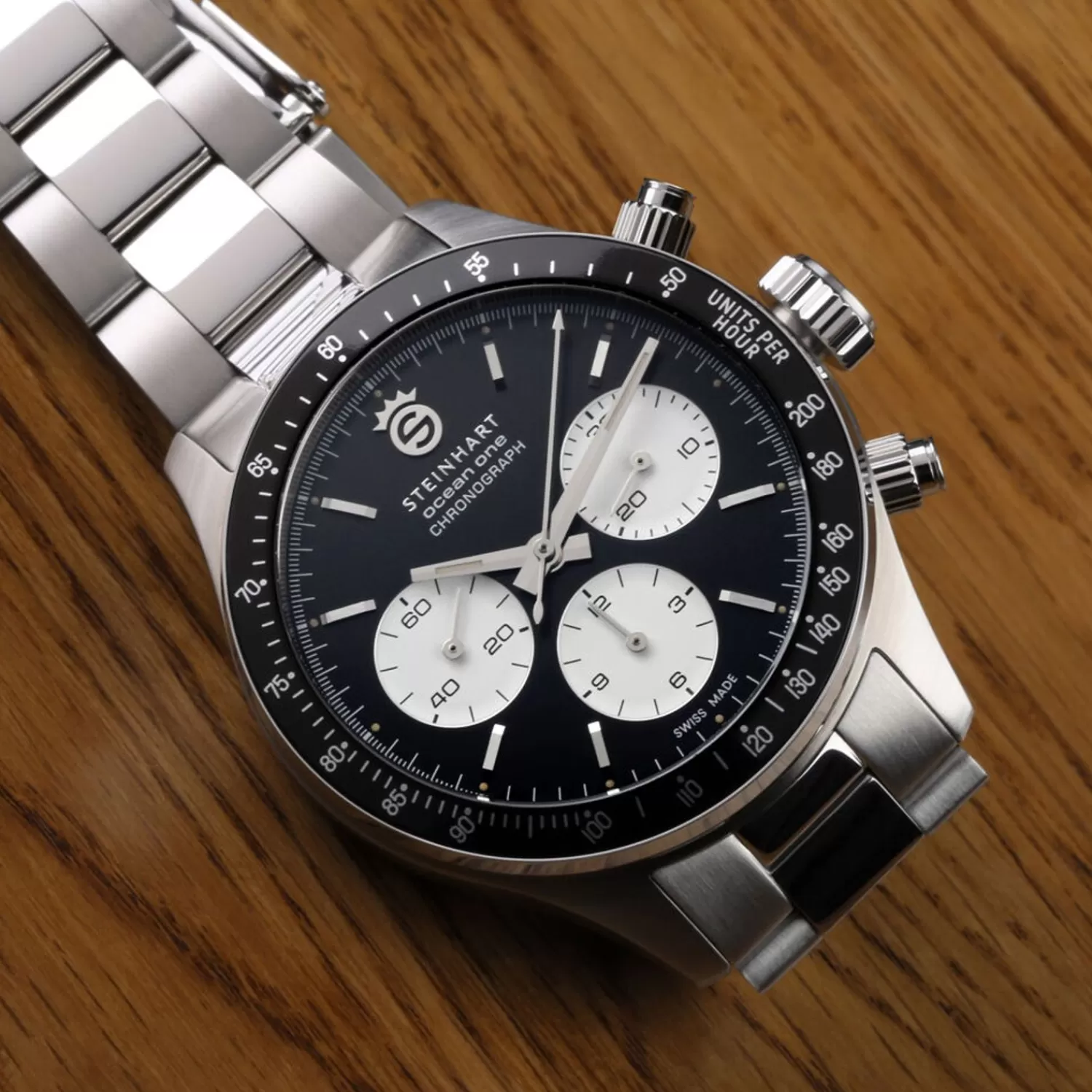 Ocean One Vintage Chronograph Ii Sort*Steinhart Watches Online