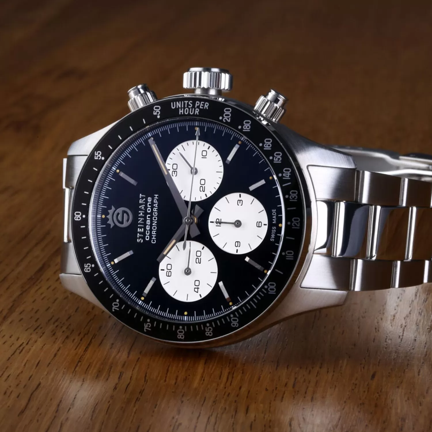 Ocean One Vintage Chronograph Ii Sort*Steinhart Watches Online