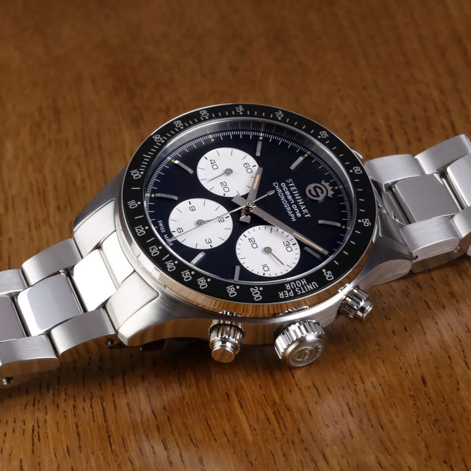 Ocean One Vintage Chronograph Ii Sort*Steinhart Watches Online