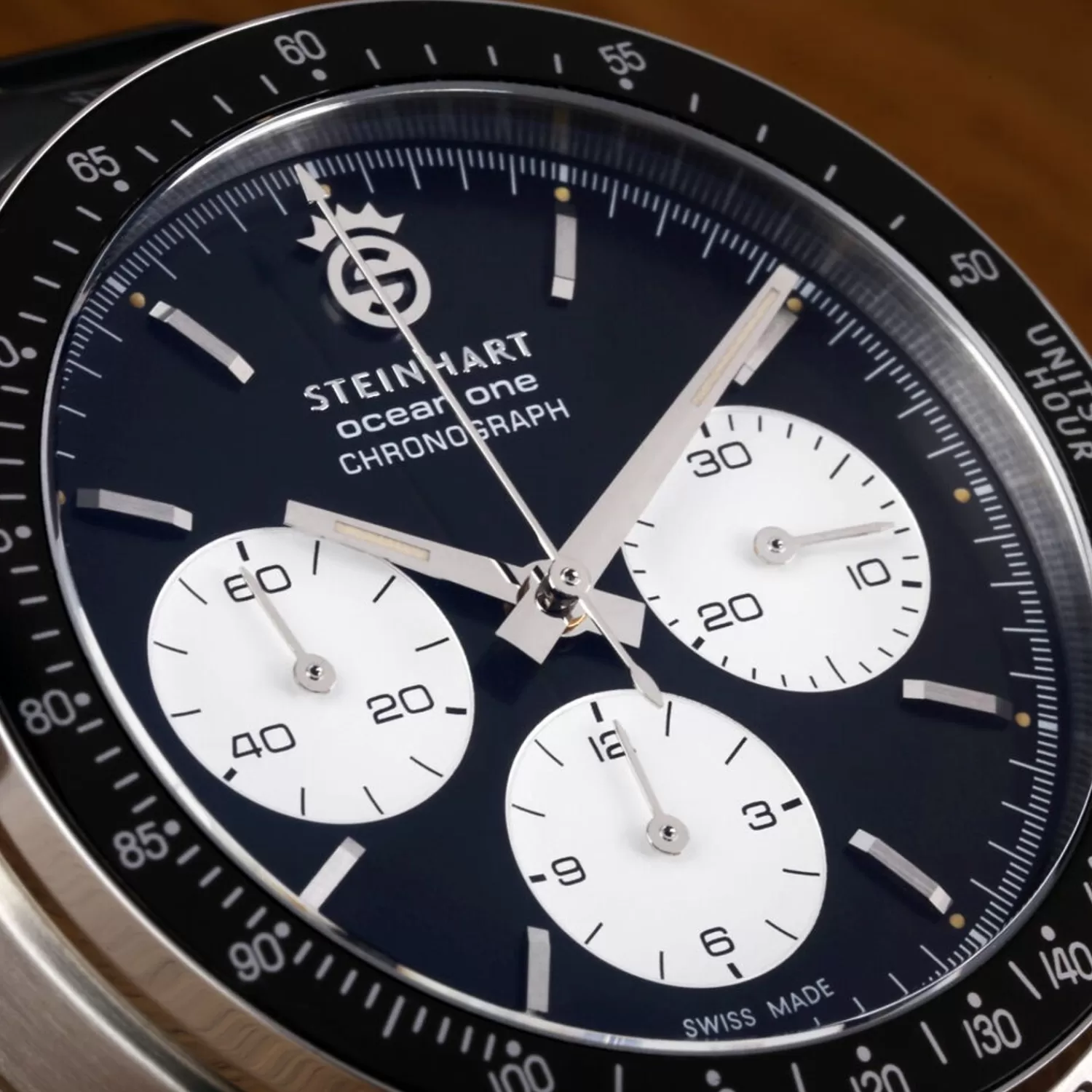 Ocean One Vintage Chronograph Ii Sort*Steinhart Watches Online