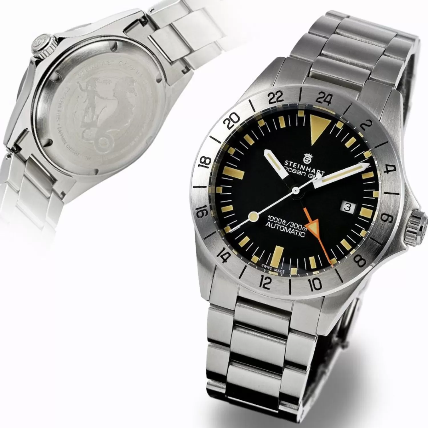 Ocean One Vintage Gmt Dykkerur*Steinhart Watches Hot