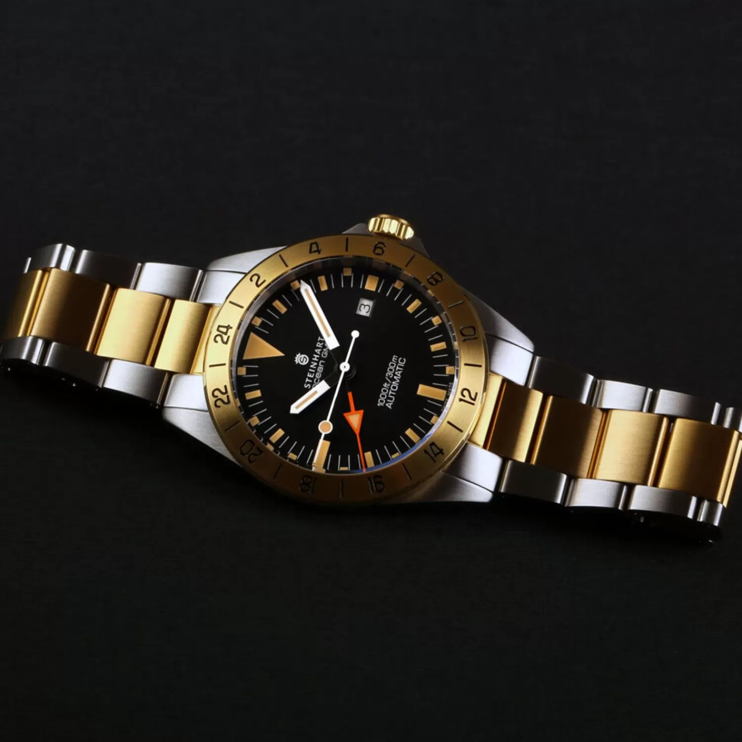 Ocean One Vintage Gmt Two-Tone*Steinhart Watches Clearance
