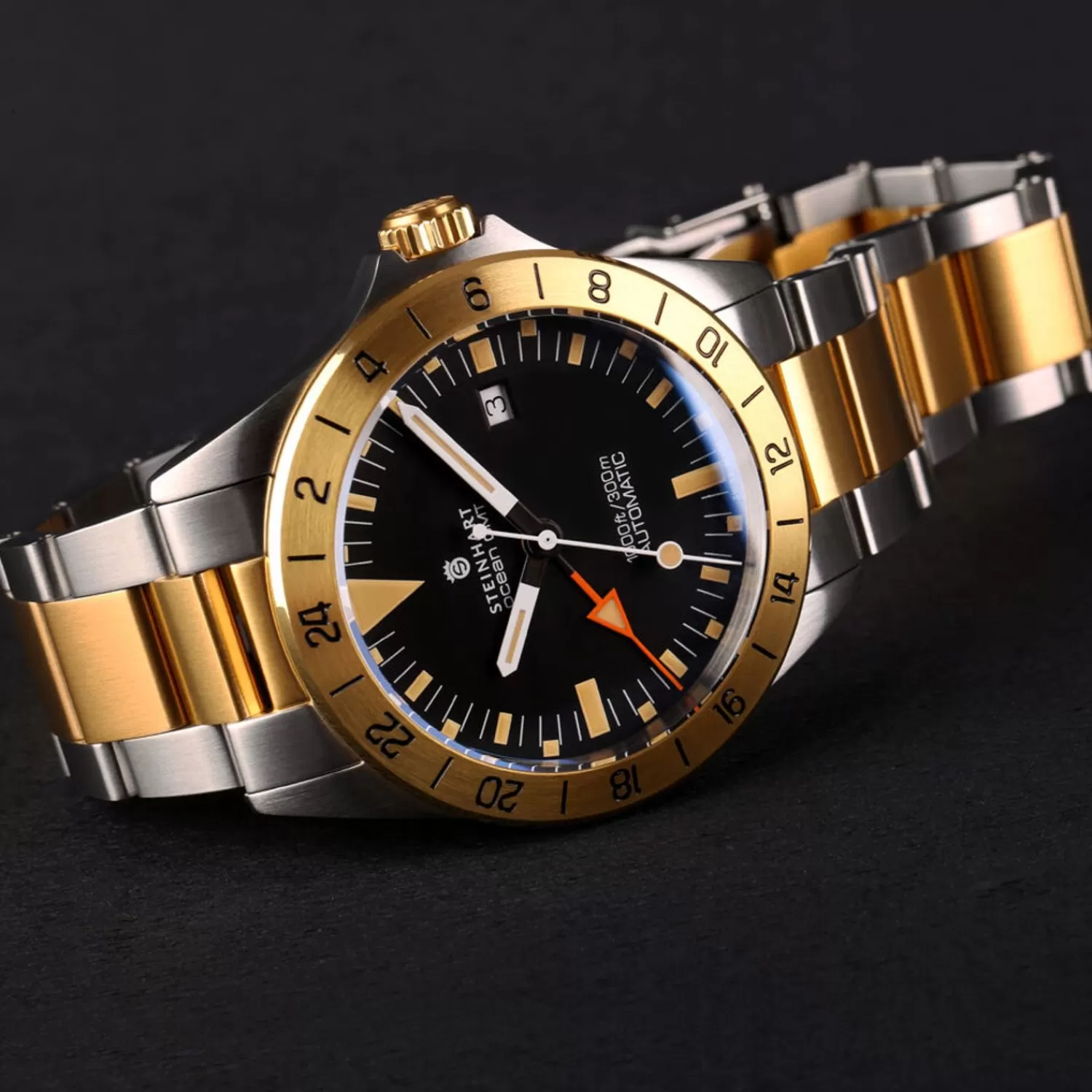 Ocean One Vintage Gmt Two-Tone*Steinhart Watches Clearance