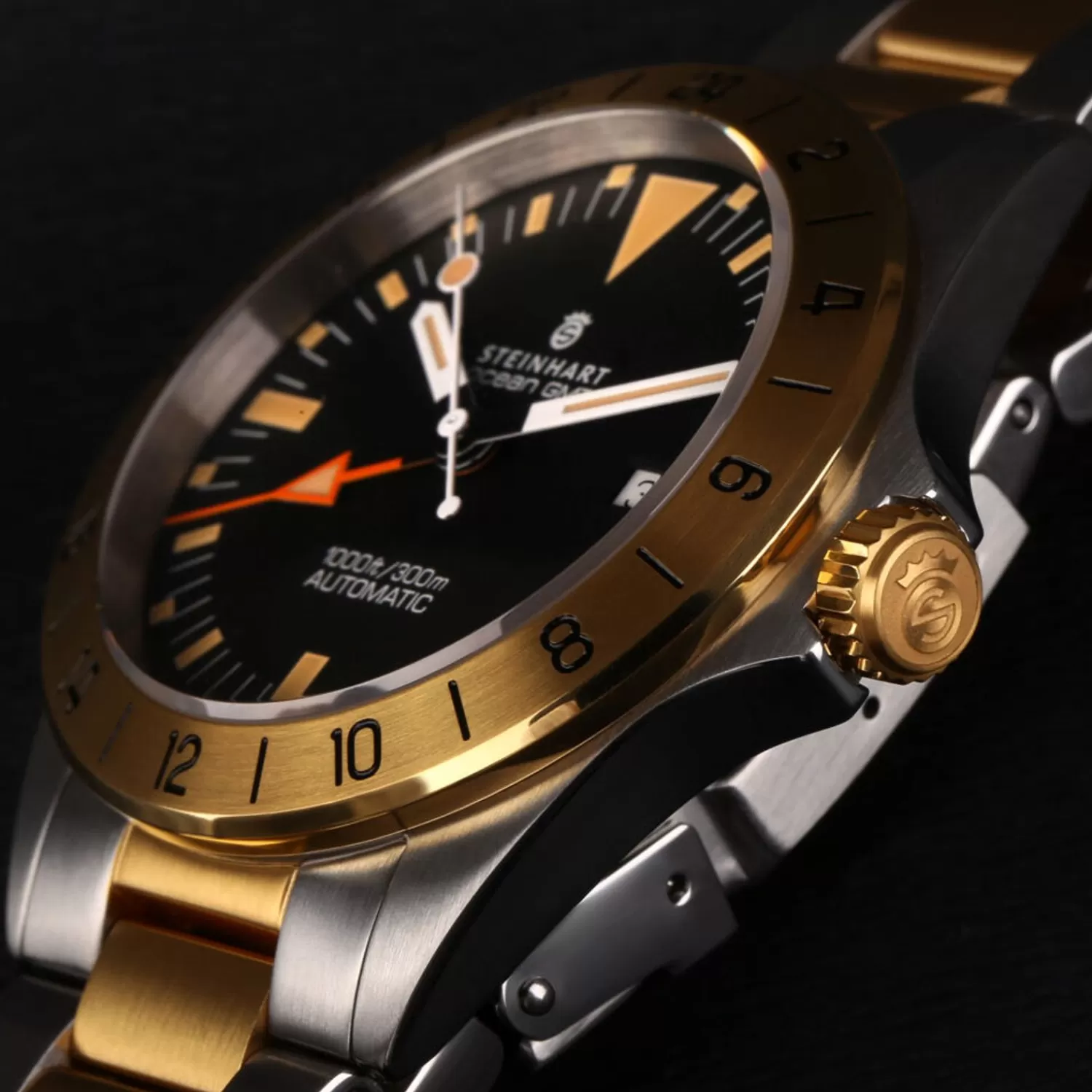 Ocean One Vintage Gmt Two-Tone*Steinhart Watches Clearance