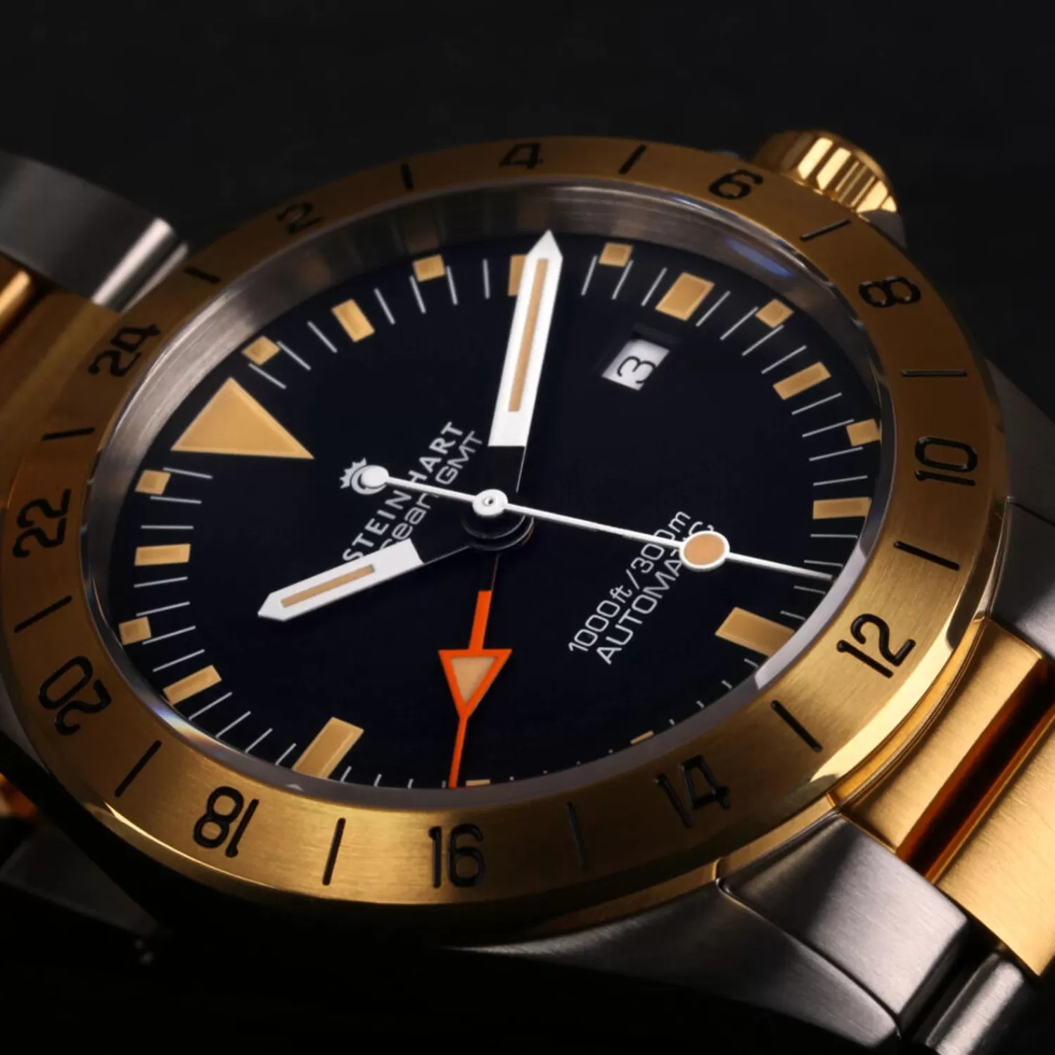 Ocean One Vintage Gmt Two-Tone*Steinhart Watches Clearance