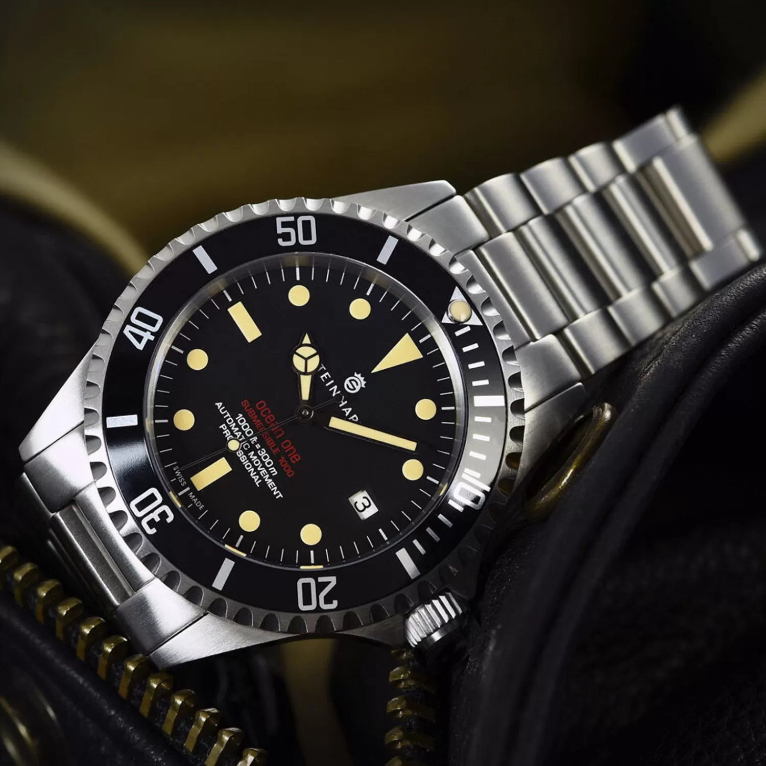 Ocean One Vintage Rodt Dykkerur*Steinhart Watches Store